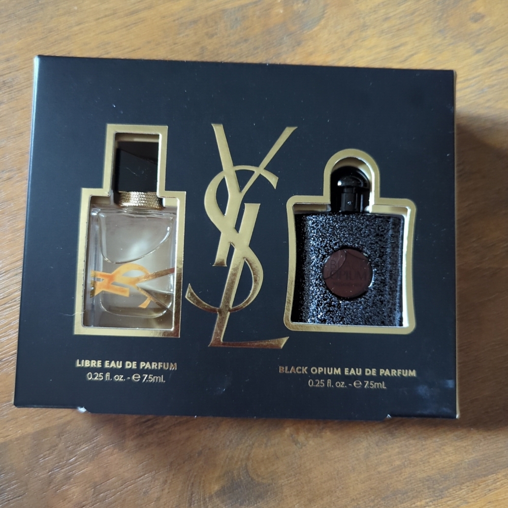 Saint Laurent Perfume Set - Gold and Black